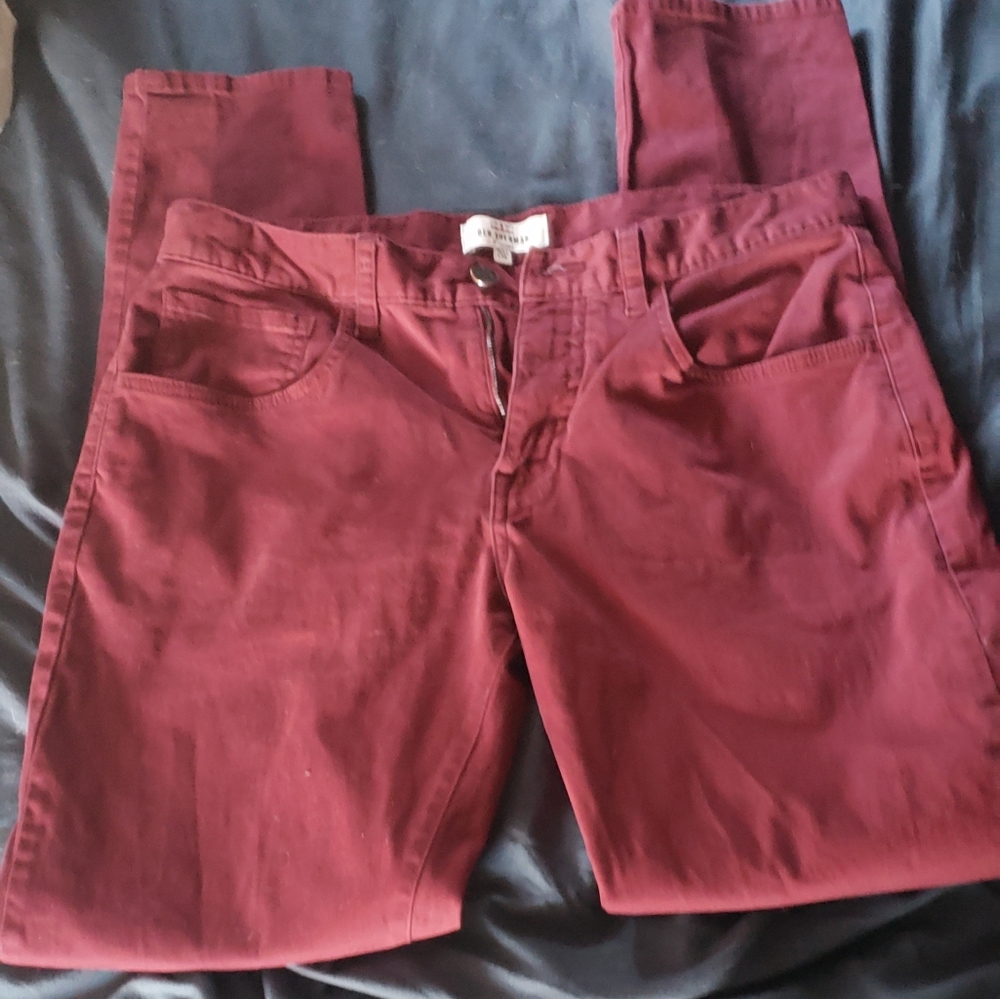 Ben sherman burgundy jeans